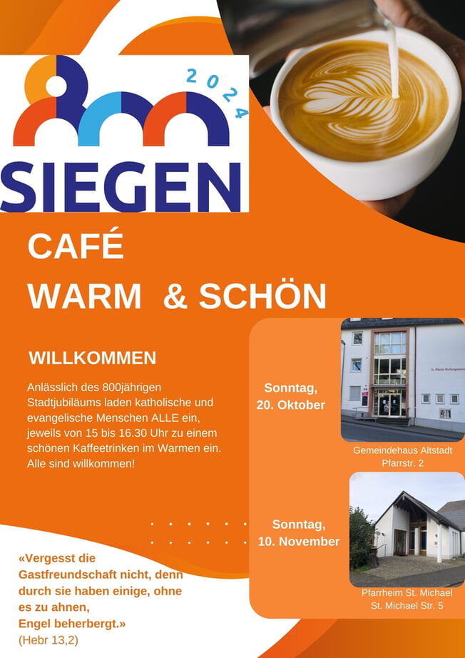 Café warm und schön