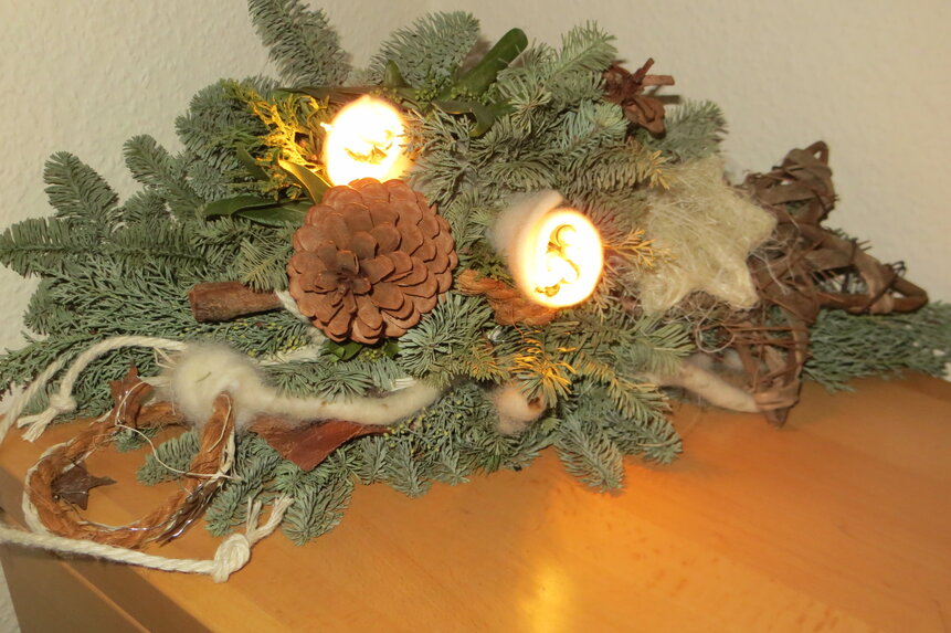 Adventsgesteck